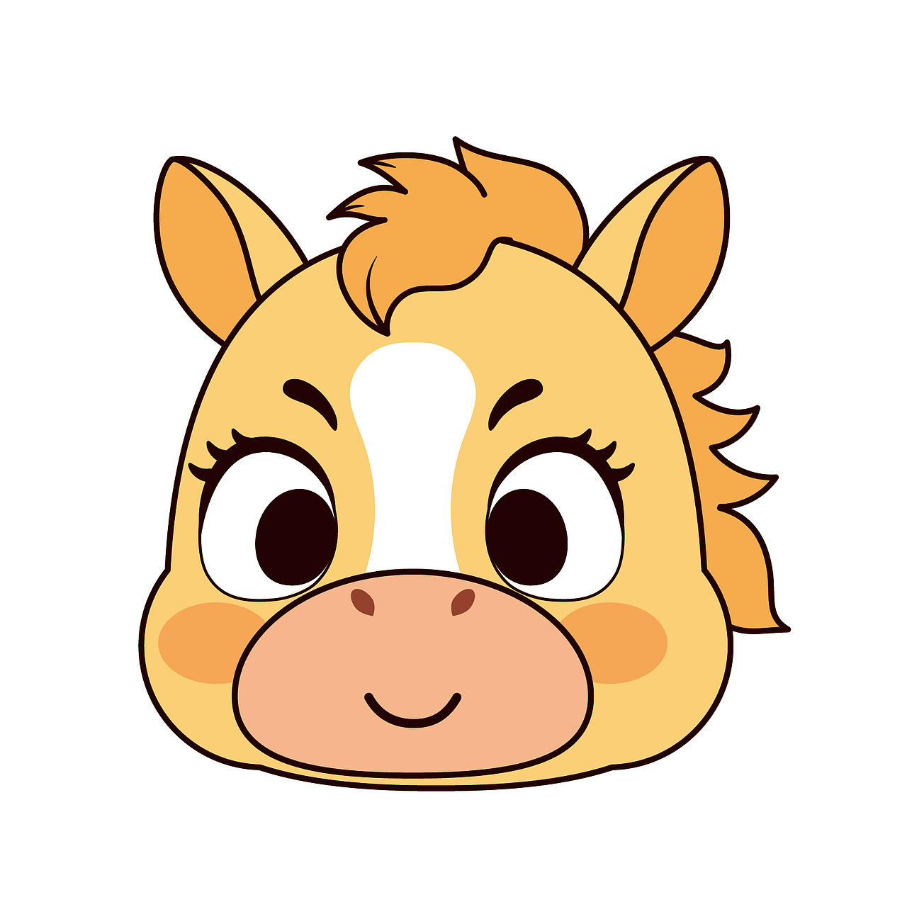 小马驹萌萌 生肖IP卡通形象插画设计马年插画（图ZMzg1NTMyOTk2） - 商业插画 - 站酷设计师阿茹生肖IP原创素材 - 站酷ZCOOL