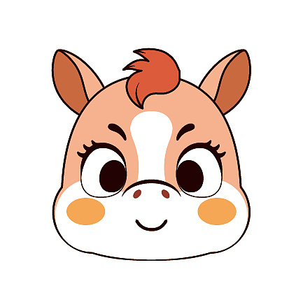 小马驹萌萌 生肖IP卡通形象插画设计马年插画（图ZMzg1NTMzMTM2） - 商业插画 - 站酷设计师阿茹生肖IP原创素材 - 站酷ZCOOL