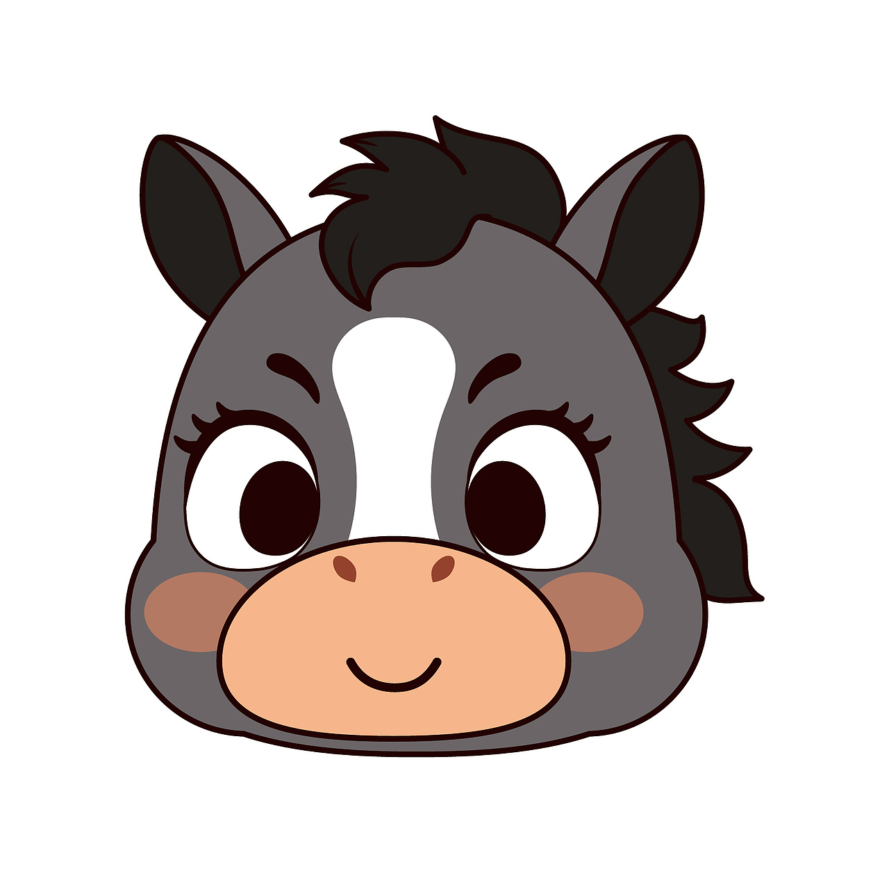 小马驹萌萌 生肖IP卡通形象插画设计马年插画（图ZMzg1NTMzMDM2） - 商业插画 - 站酷设计师阿茹生肖IP原创素材 - 站酷ZCOOL