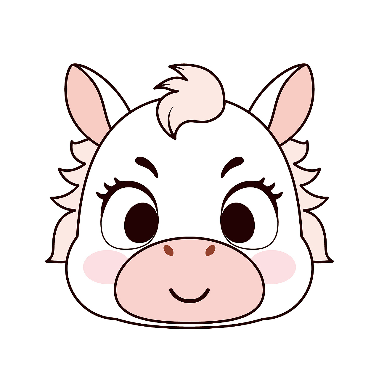 小马驹萌萌 生肖IP卡通形象插画设计马年插画（图ZMzg1NTMzMDgw） - 商业插画 - 站酷设计师阿茹生肖IP原创素材 - 站酷ZCOOL