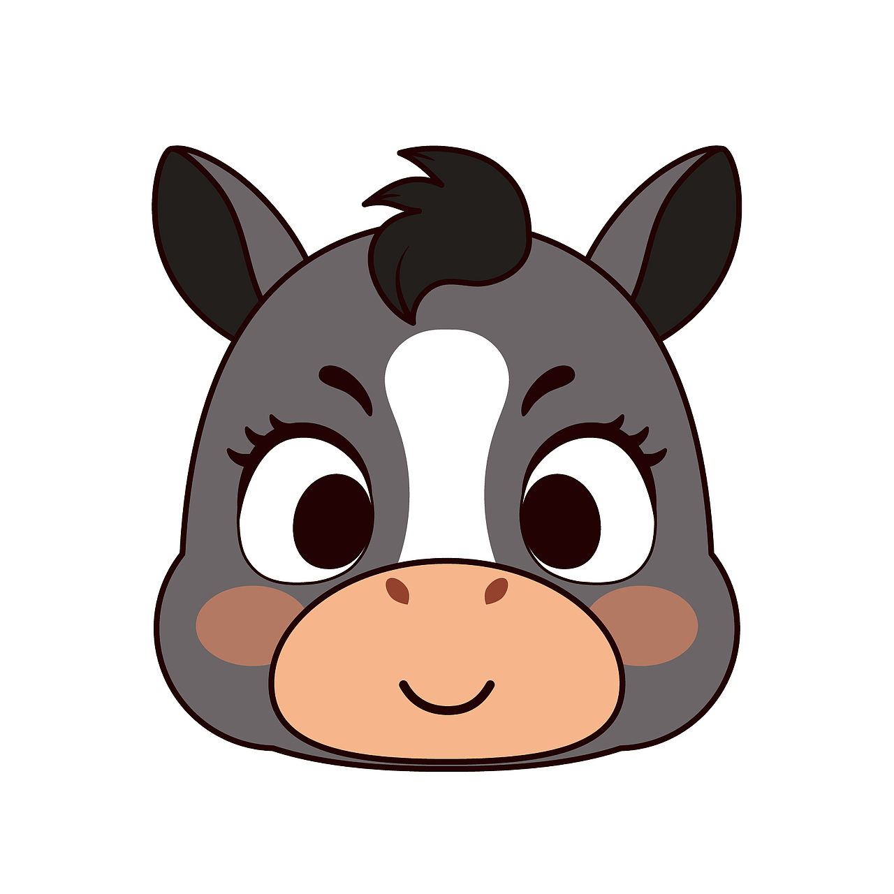 小马驹萌萌 生肖IP卡通形象插画设计马年插画（图ZMzg1NTMyOTg4） - 商业插画 - 站酷设计师阿茹生肖IP原创素材 - 站酷ZCOOL