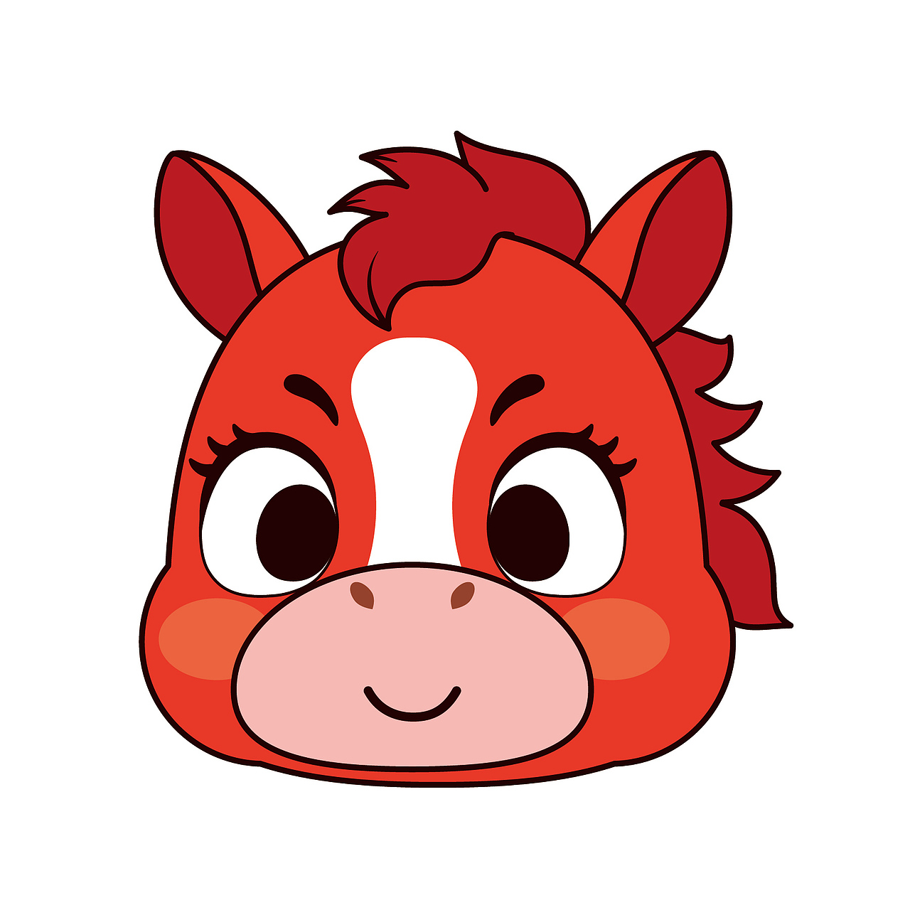 小马驹萌萌 生肖IP卡通形象插画设计马年插画（图ZMzg1NTMzMDA4） - 商业插画 - 站酷设计师阿茹生肖IP原创素材 - 站酷ZCOOL