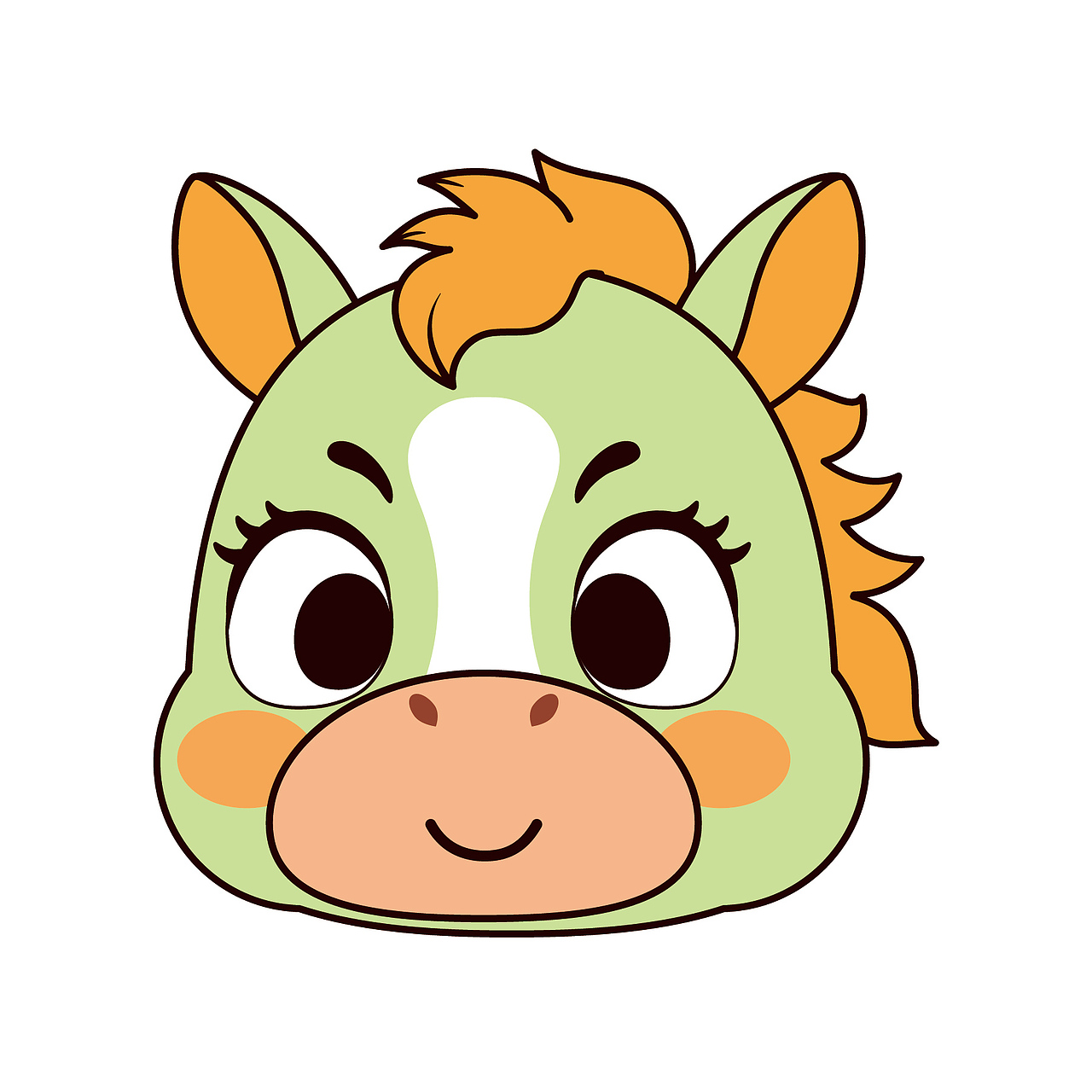 小马驹萌萌 生肖IP卡通形象插画设计马年插画（图ZMzg1NTMzMDI0） - 商业插画 - 站酷设计师阿茹生肖IP原创素材 - 站酷ZCOOL