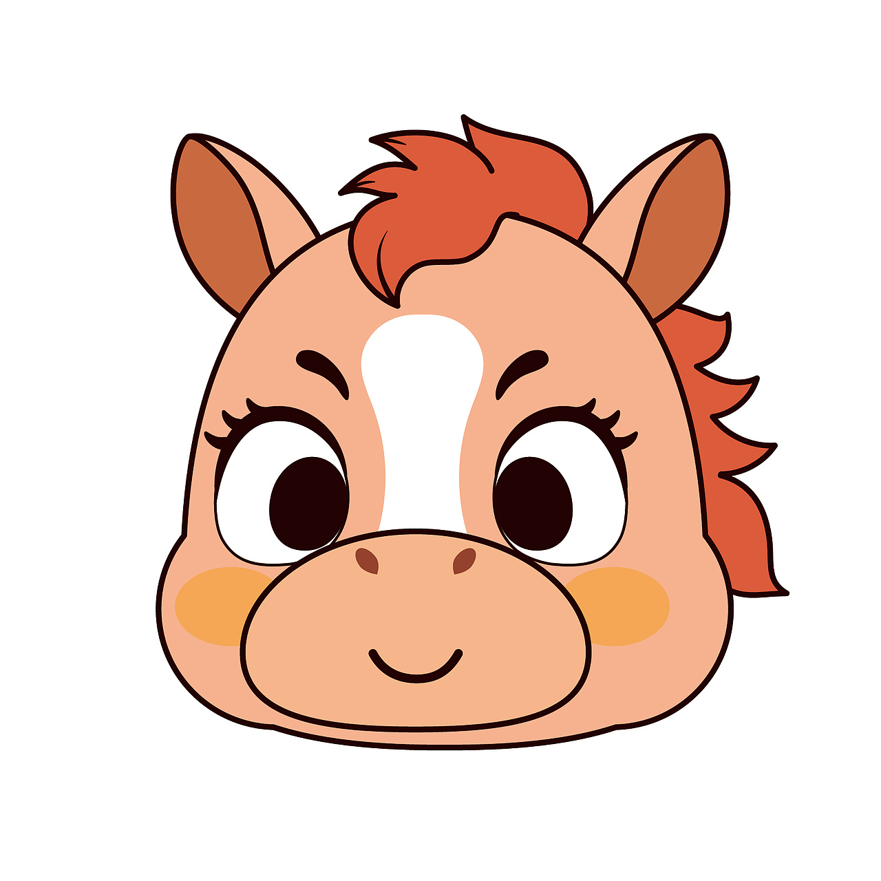 小马驹萌萌 生肖IP卡通形象插画设计马年插画（图ZMzg1NTMzMDQw） - 商业插画 - 站酷设计师阿茹生肖IP原创素材 - 站酷ZCOOL