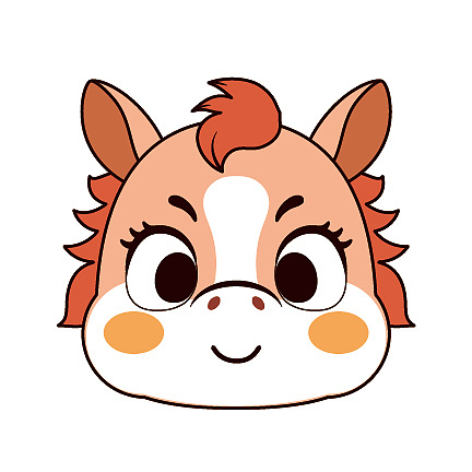 小马驹萌萌 生肖IP卡通形象插画设计马年插画（图ZMzg1NTMzMjMy） - 商业插画 - 站酷设计师阿茹生肖IP原创素材 - 站酷ZCOOL