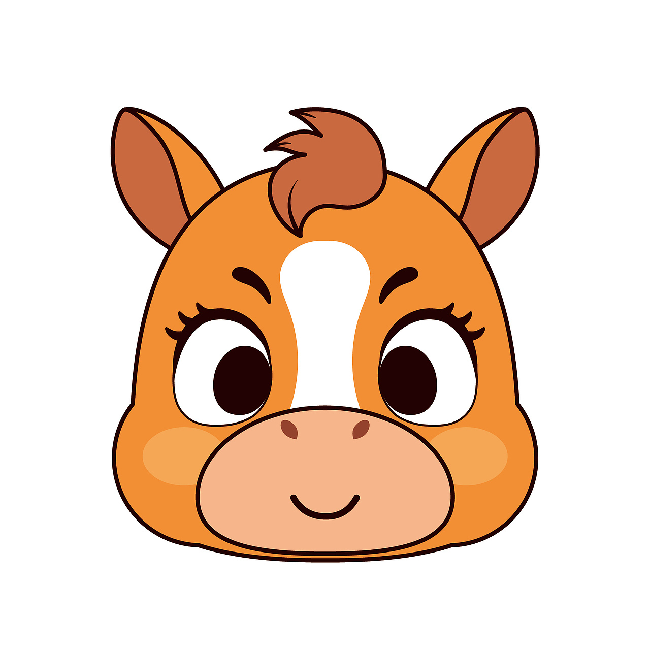 小马驹萌萌 生肖IP卡通形象插画设计马年插画（图ZMzg1NTMyOTgw） - 商业插画 - 站酷设计师阿茹生肖IP原创素材 - 站酷ZCOOL