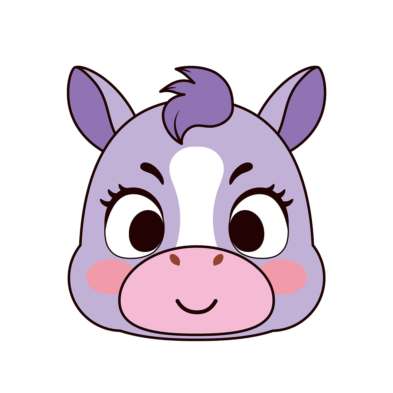 小马驹萌萌 生肖IP卡通形象插画设计马年插画（图ZMzg1NTMyOTU2） - 商业插画 - 站酷设计师阿茹生肖IP原创素材 - 站酷ZCOOL