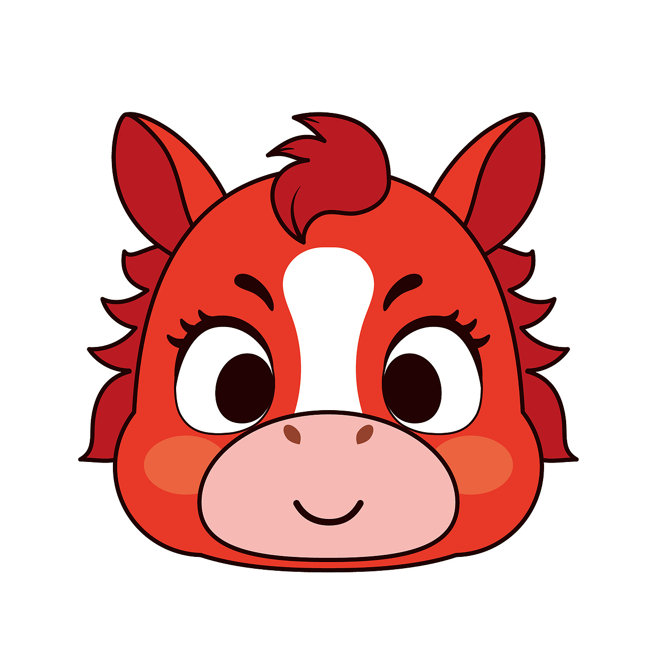 小马驹萌萌 生肖IP卡通形象插画设计马年插画（图ZMzg1NTMzMDU2） - 商业插画 - 站酷设计师阿茹生肖IP原创素材 - 站酷ZCOOL