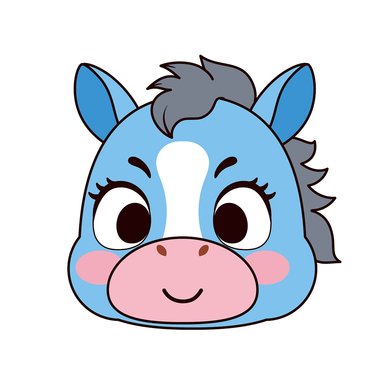 小马驹萌萌 生肖IP卡通形象插画设计马年插画（图ZMzg1NTMzMDE2） - 商业插画 - 站酷设计师阿茹生肖IP原创素材 - 站酷ZCOOL