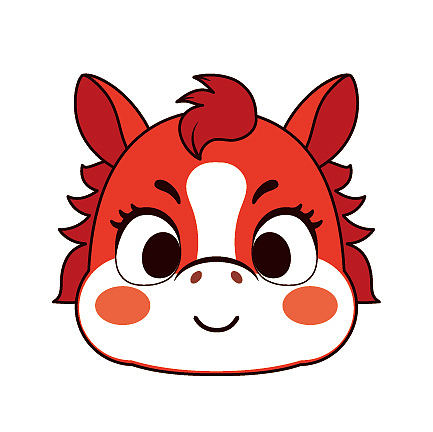 小马驹萌萌 生肖IP卡通形象插画设计马年插画（图ZMzg1NTMzMjAw） - 商业插画 - 站酷设计师阿茹生肖IP原创素材 - 站酷ZCOOL