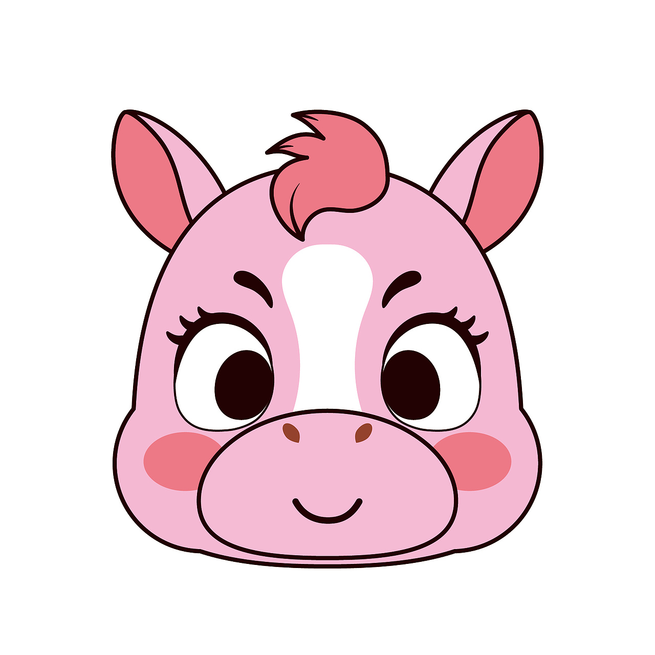 小马驹萌萌 生肖IP卡通形象插画设计马年插画（图ZMzg1NTMyOTUy） - 商业插画 - 站酷设计师阿茹生肖IP原创素材 - 站酷ZCOOL