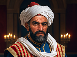 马赫穆德·喀什噶里油画的现代演绎 Mahmud Kashgari