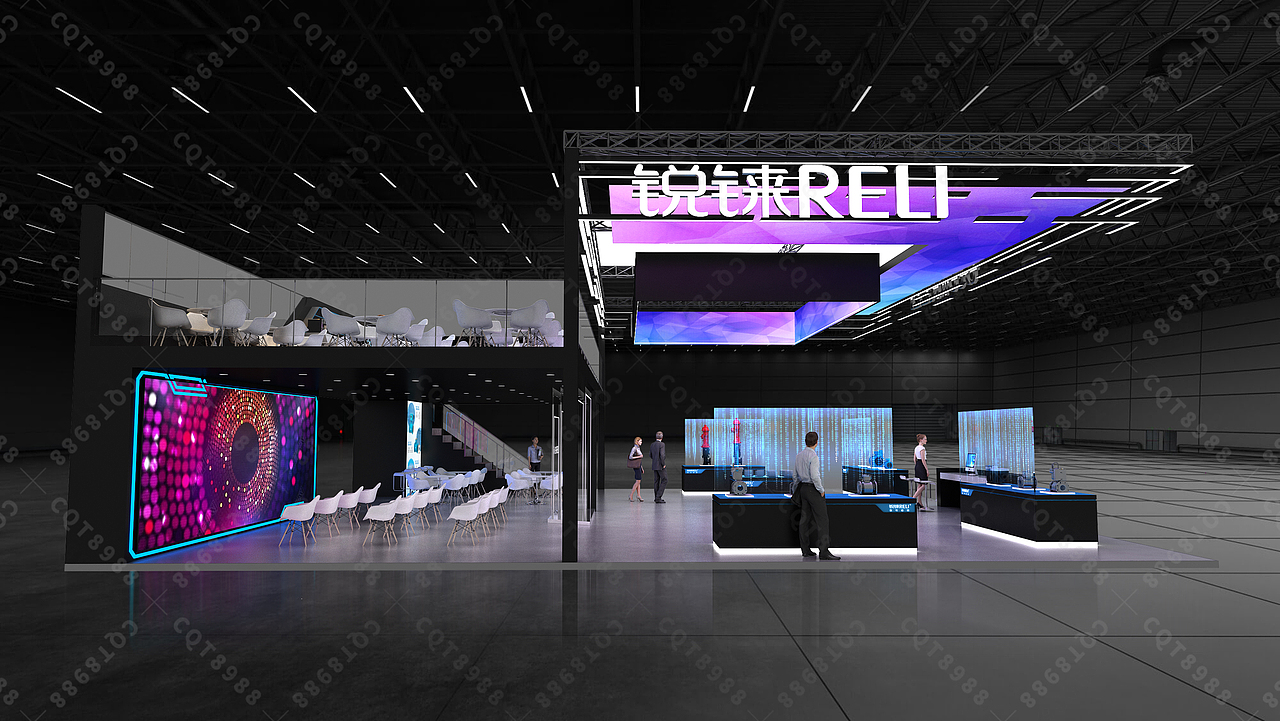 科技展台设计,CFME水泵管阀展,流体机械展展台设计（图ZMzg1NTQ2NDM2） - 展陈设计 - 站酷设计师展台设计原创素材 - 站酷ZCOOL