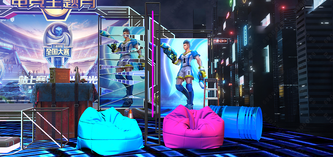 电竞舞美设计，赛事舞美场地设计，电视台舞美设计（图ZMzg1NTUwNjcy） - 舞台美术 - 站酷设计师舞美设计原创素材 - 站酷ZCOOL