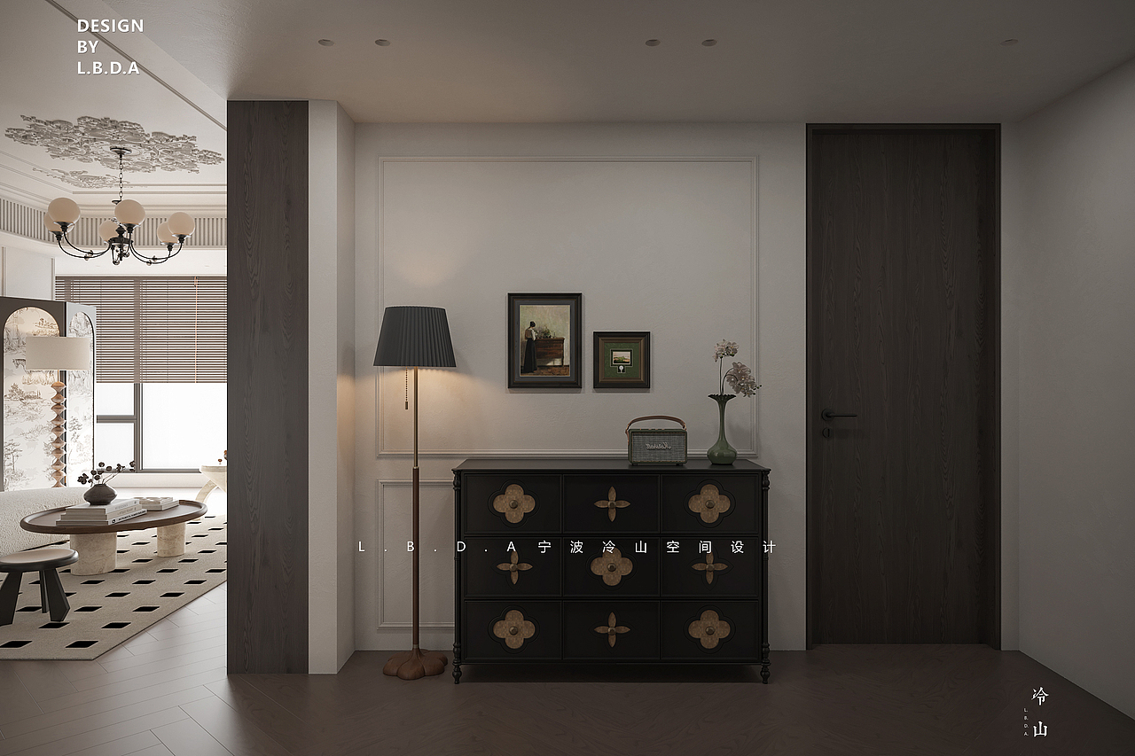 建发嫚云丨150㎡中古法式（图ZMzg1NTUyNzA0） - 家装设计 - 站酷设计师LBDA冷山丨严栋原创素材 - 站酷ZCOOL