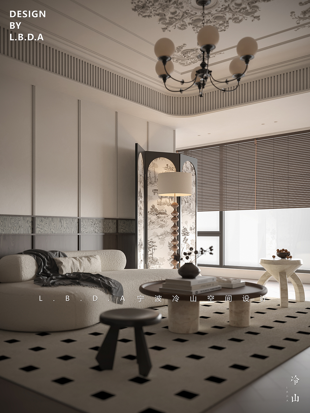建发嫚云丨150㎡中古法式（图ZMzg1NTUyNzE2） - 家装设计 - 站酷设计师LBDA冷山丨严栋原创素材 - 站酷ZCOOL