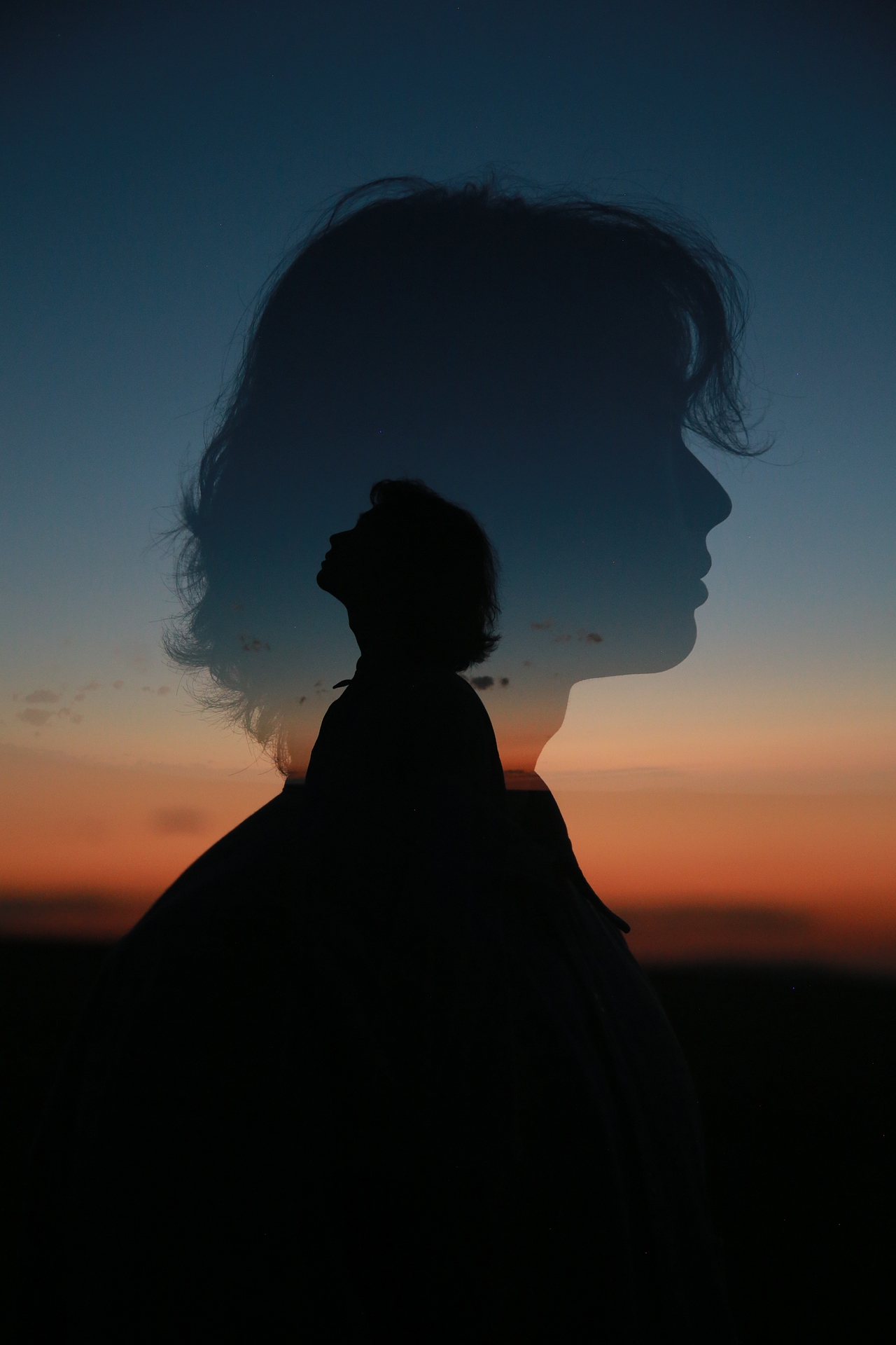 夜幕降临，去拍一组双重曝光吧（图ZMzg1NTY0MTE2） - 人像摄影 - 站酷设计师星辰之间一修图师原创素材 - 站酷ZCOOL