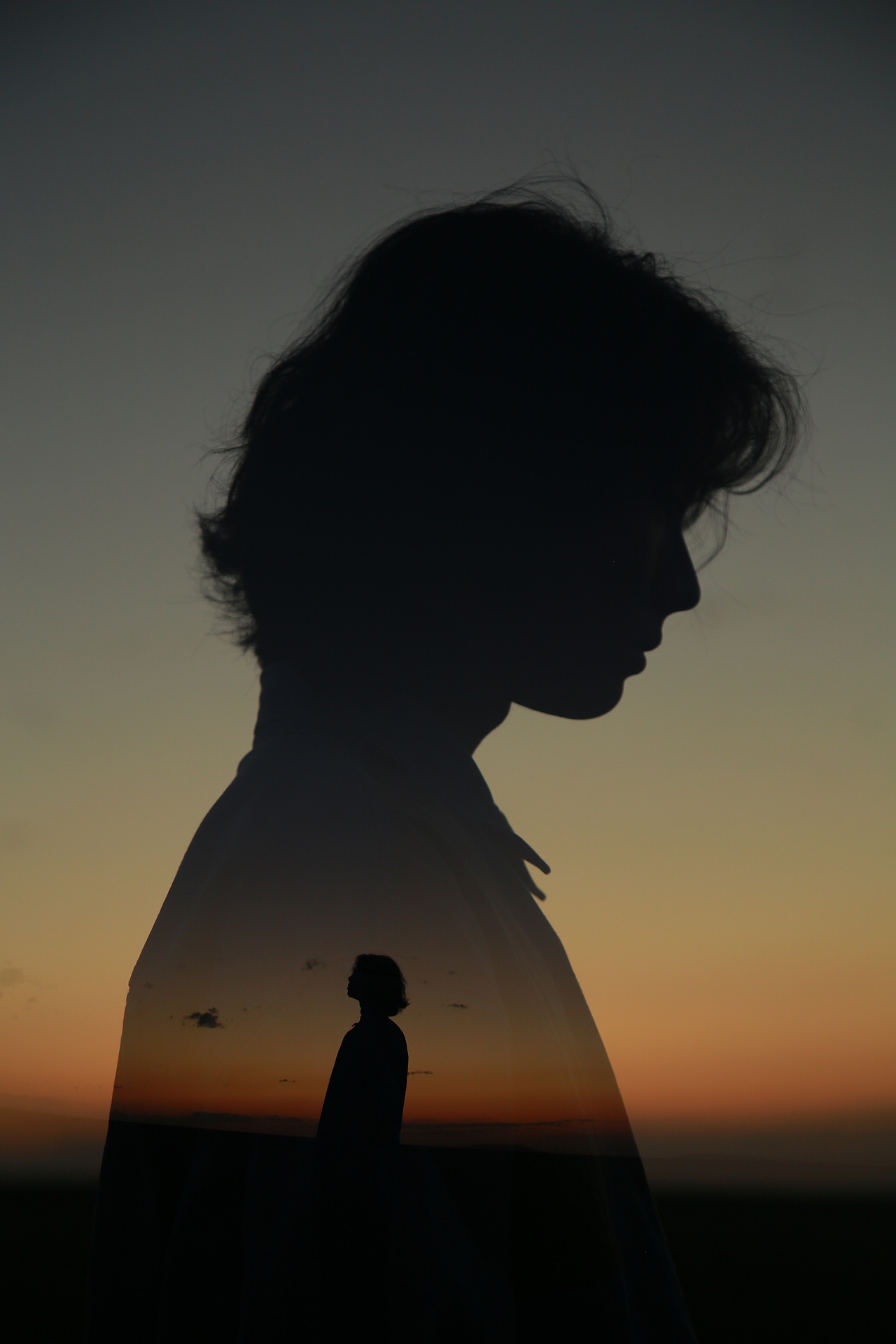 夜幕降临，去拍一组双重曝光吧（图ZMzg1NTY0MDg0） - 人像摄影 - 站酷设计师星辰之间一修图师原创素材 - 站酷ZCOOL