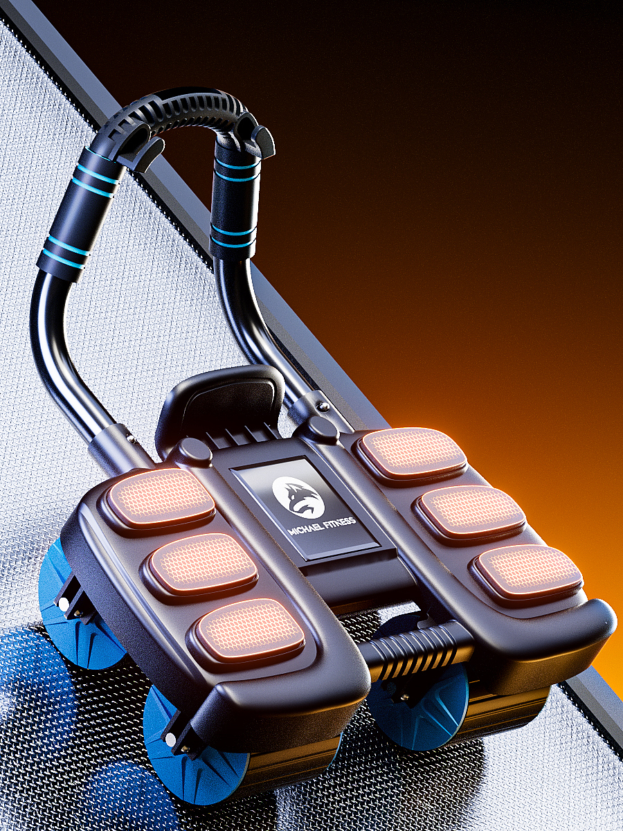 健腹轮渲染（图ZMzg1NTY5MTQ4） - 产品 - 站酷设计师De_Z原创素材 - 站酷ZCOOL