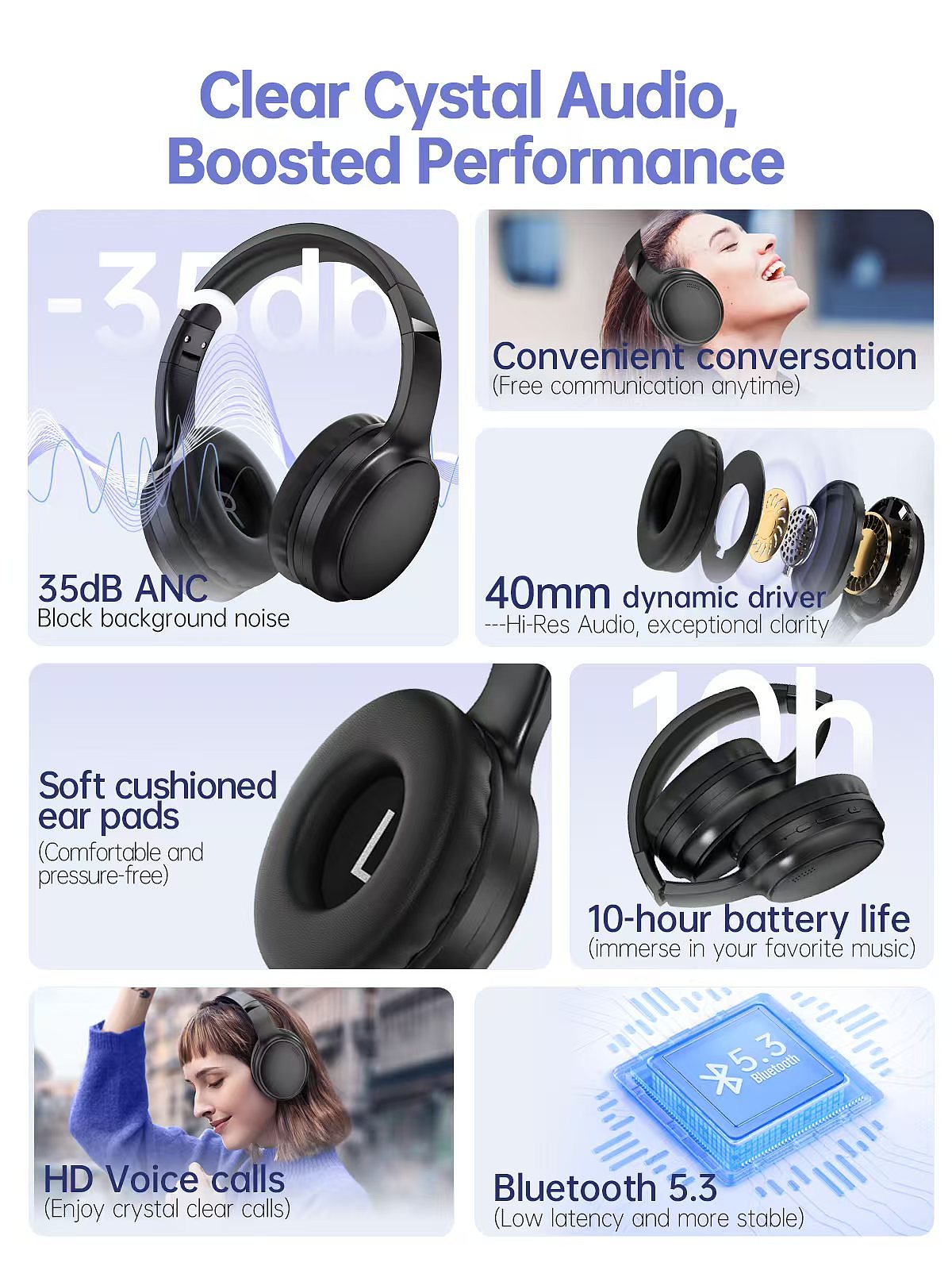 3C数码头戴耳机渲染合成