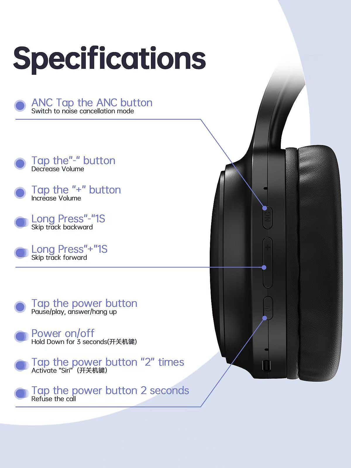 3C数码头戴耳机渲染合成