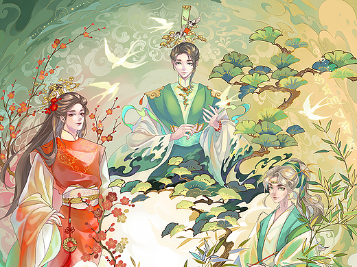 纹样之岁寒三友