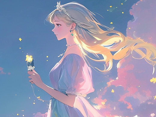 唯美星星女孩