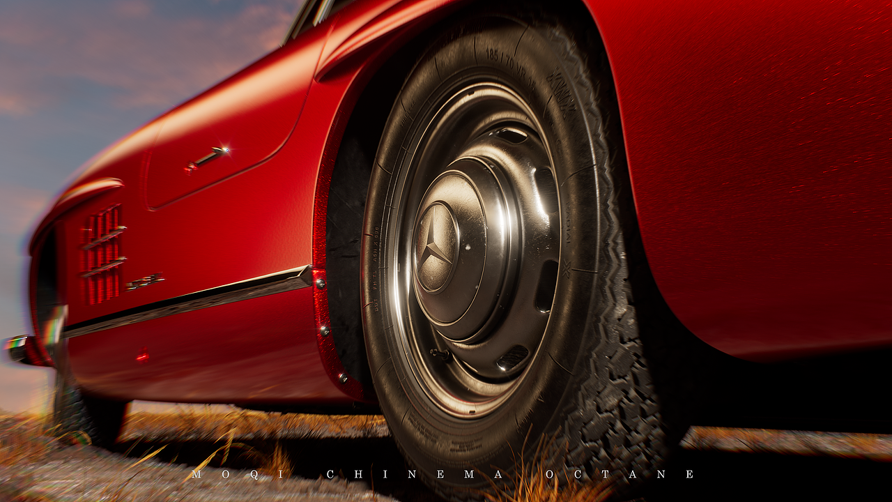 【汽车渲染】Mercedes 300SL（图ZMzg1NTk1NjY0） - 机械/交通 - 站酷设计师墨奇MOQI原创素材 - 站酷ZCOOL