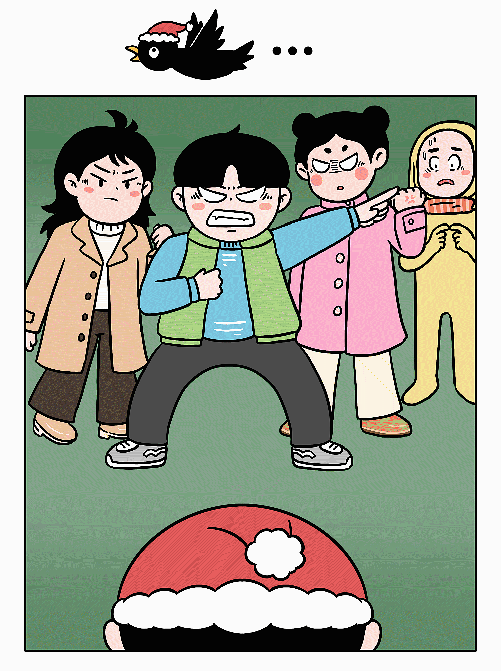 Q版连载漫画-圣诞篇（图ZMzg1NTk3MTIw） - 短篇/格漫 - 站酷设计师又又大魔王原创素材 - 站酷ZCOOL