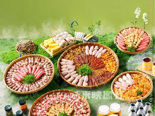 露营风美食拍摄—木屋烧烤