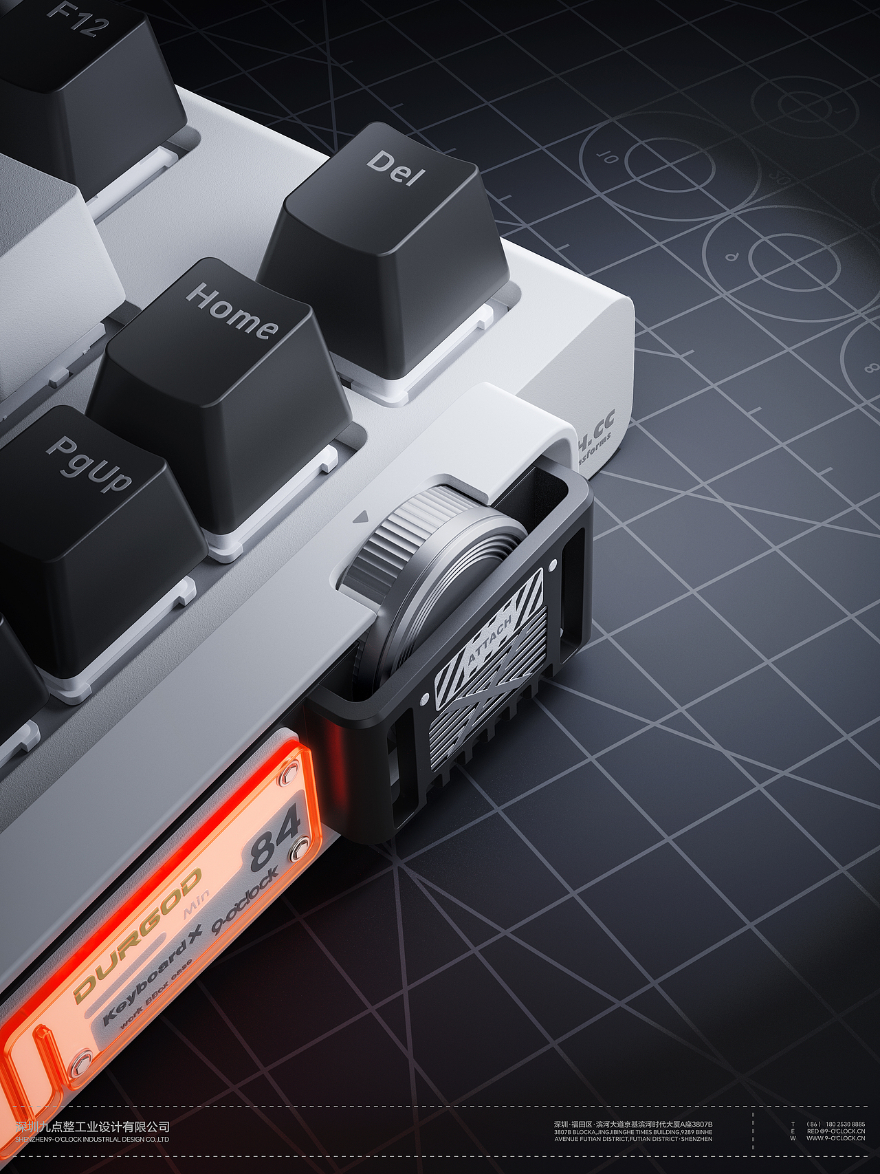 九点整©键盘设计｜触界无垠，智感随行（图ZMzg1NjAyNzgw） - 电子产品 - 站酷设计师九点整设计原创素材 - 站酷ZCOOL