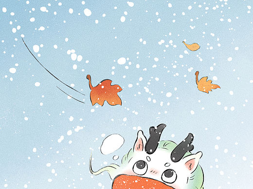 插画丨节气图 小雪