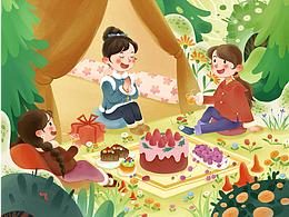 生日派对/绘画步骤