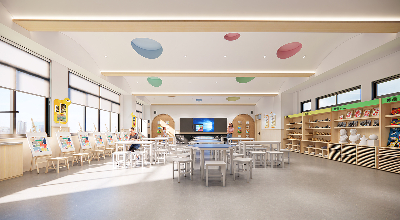 教育空间 | 功能教室 | 21-22（图ZMzg1NjI5MTIw） - 其他空间 - 站酷设计师CHEHE坼合原创素材 - 站酷ZCOOL