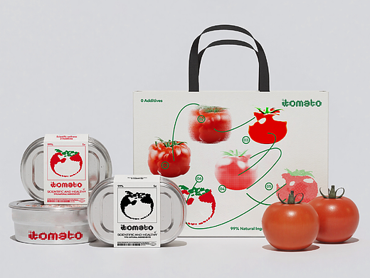 iTOMATO番茄集市｜LOGO/包装/品牌设计