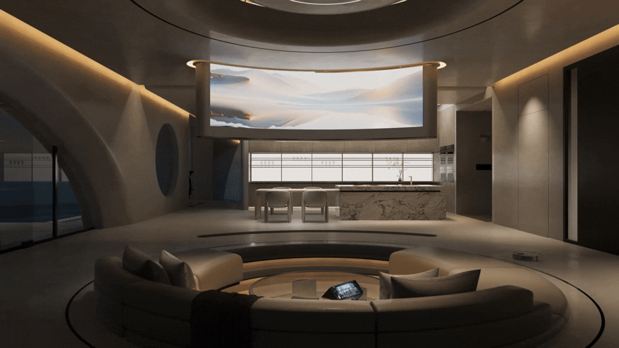 瑞德设计新作：全屋智能家居安全生态系统展厅设计（图ZMzg1NjM1MjI4） - 商业空间设计 - 站酷设计师瑞德设计股份原创素材 - 站酷ZCOOL