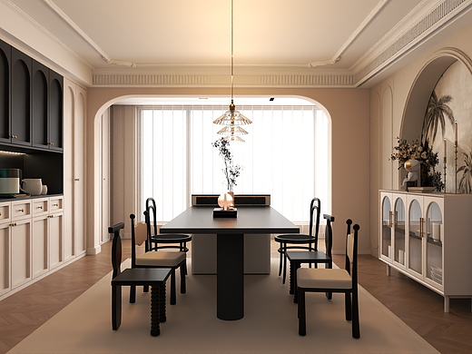 法式复古餐厅设计