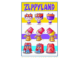 一些可爱的插画形象设计