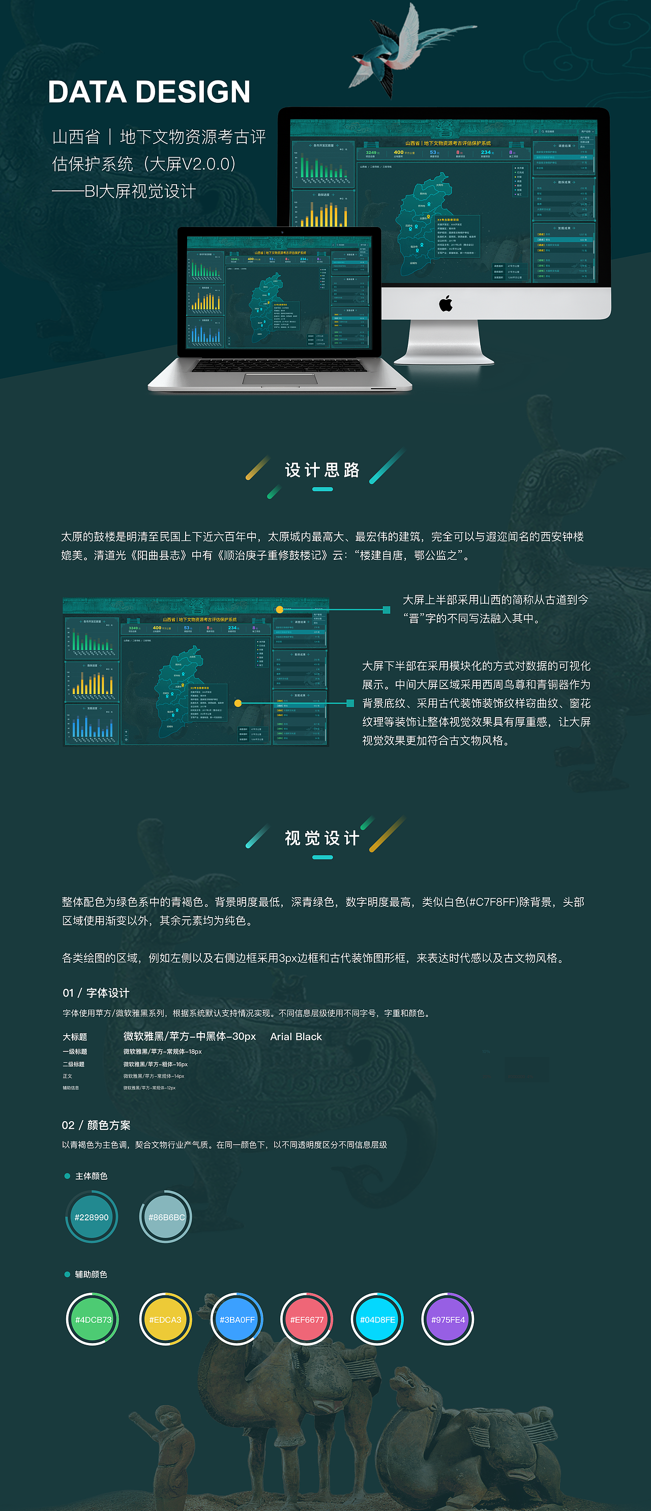 地下文物资源考古评估保护系统可视化大屏（图ZMzg1NjQxNDcy） - 交互/UE - 站酷设计师徽小夏原创素材 - 站酷ZCOOL