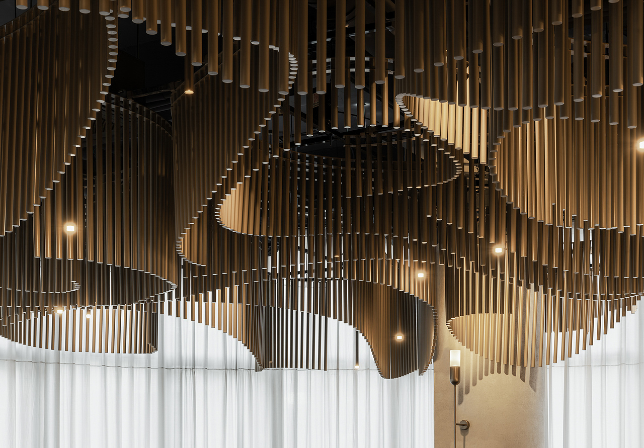 「葉」雪茄酒吧（图ZMzg1NjQ1OTIw） - 酒店餐饮设计 - 站酷设计师星球建筑事务所原创素材 - 站酷ZCOOL