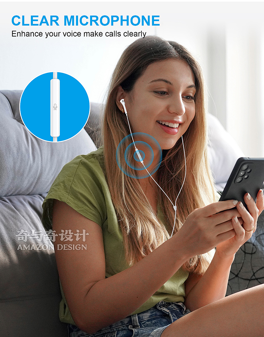 亚马逊开店选品 产品主图设计案例 耳机渲染