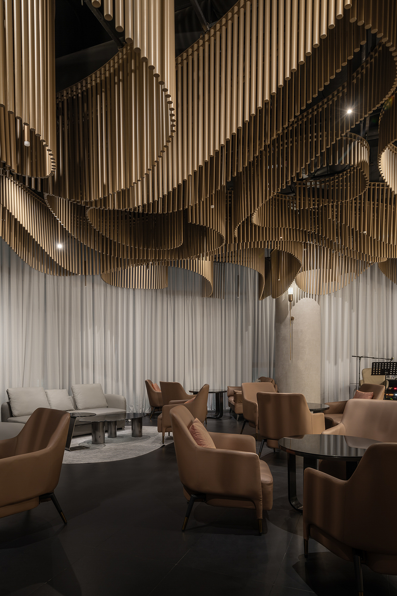 「葉」雪茄酒吧（图ZMzg1NjQ3Njgw） - 酒店餐饮设计 - 站酷设计师星球建筑事务所原创素材 - 站酷ZCOOL