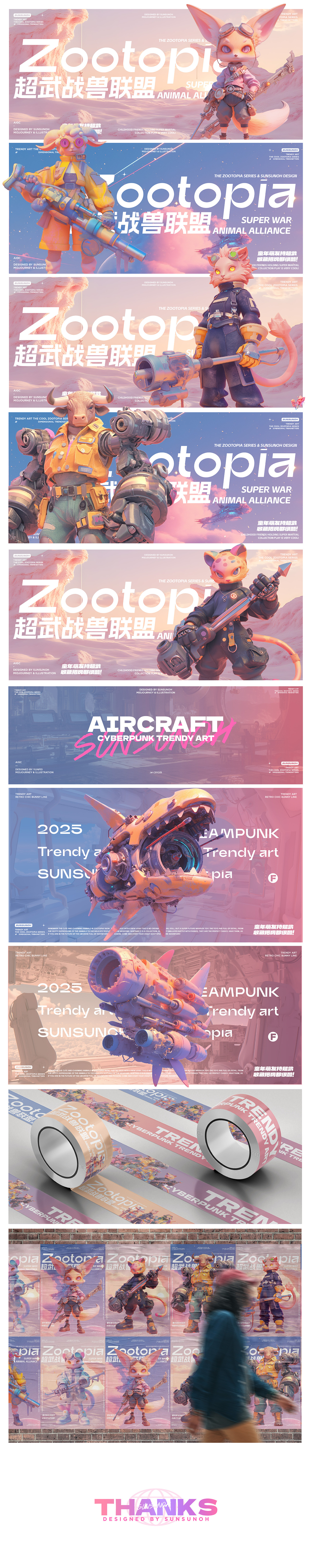 Zootopia 超武战兽联盟｜AIGC × IP设计