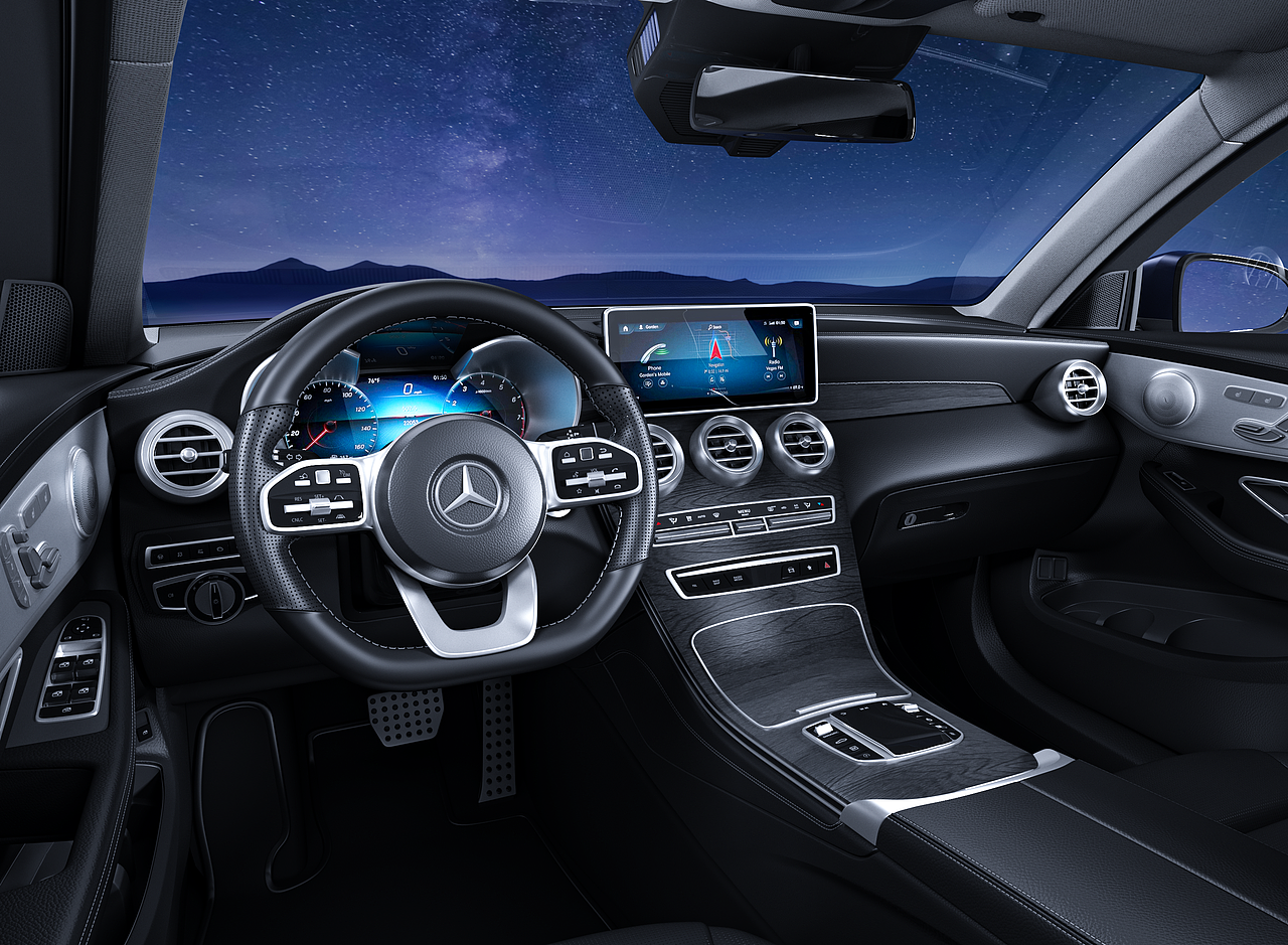 汽车渲染-GLS300内饰