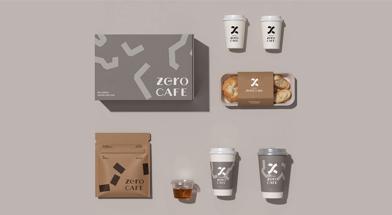 ZERO CAFE 品牌设计（图ZMzg1NjY1NTIw） - 品牌 - 站酷设计师设计师_NANA原创素材 - 站酷ZCOOL