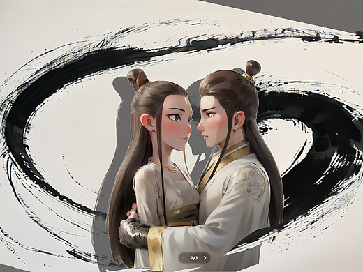 同人壁纸-鹿童×鹤童