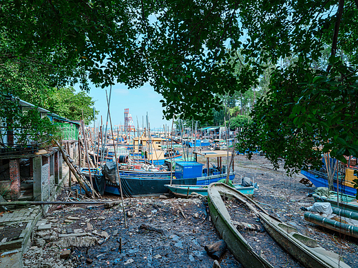 广州南沙 蒲州渔港｜搁浅