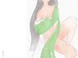 水彩感，嘿嘿