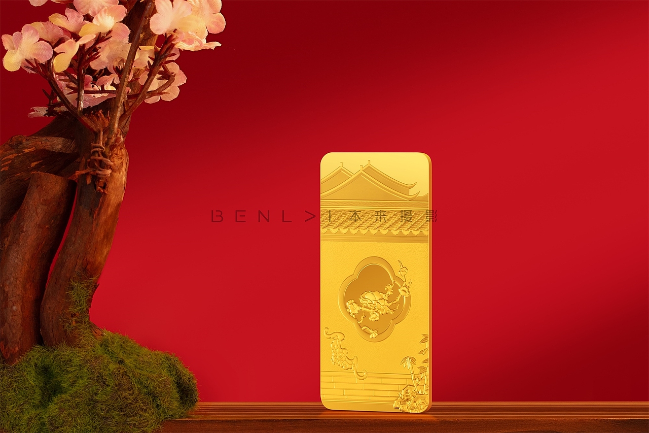 金条产品摄影 金条场景图摄影