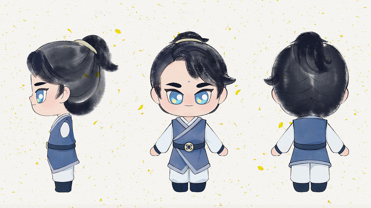 西泠印社——小师妹IP形象（图ZMzg1Njk5MjYw） - IP形象 - 站酷设计师建模机器MK原创素材 - 站酷ZCOOL